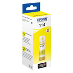 Original Epson 114 Yellow Ink Bottle Refill Cartridge (C13T07B440)