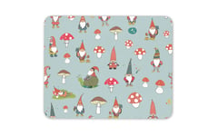 Funky Garden Gnomes Mouse Mat Pad - Cartoon Kids Characters Computer Gift #14595