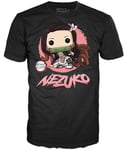 Funko Loose Tee: Demon Slayer: Nezuko - Extra Large - (XL)- T-Shirt - Clothes - Gift Idea - Short Sleeve Top for Adults Unisex Men and Women - Official Merchandise - Comic Books Fans