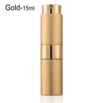 8/15ml Perfume Atomizer Refillable Bottles Spray Case Gold 15ml