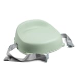 THERMOBABY - Rehausseur de chaise EASY - Rehausseur - Enfant de 3 à 6 ans (ou jusqu'à 30 Kg) - Confortable - Léger et Transportable - facile d'installation - Vert Céladon - Fabriqué en France