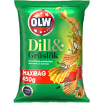 OLW Chips Dill & Gräslök Maxibag | 450 g