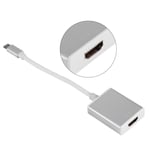 Usb C 3.1 Type To Hdmi 4k Hdtv Digital Adapter Cable Silver