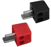 Bkl Electronic 0205018 Högtalarkontakt Plugg, Rak Antal Stift: 2 Svarta - 2 St.