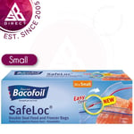 Bacofoil Safeloc Double Seal Food & Freezer Bags│For Food Storage│Small│20 Pack