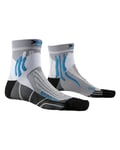 X-Socks Men Run Speed Two Socks - Pearl Grey/Opal Black, Size: 42-44