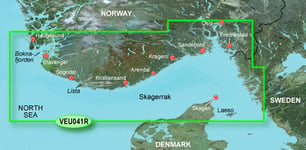 Garmin Bluechart G3 HD Regular (Område: HXEU041R - Oslo-Skagerak-Haugesund)
