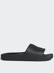 adidas Sportswear Adilette Aqua Sliders - Black, Black, Size 7, Men