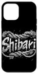 Coque pour iPhone 12 mini Un logo kinky bondage Shibari en corde de jute pour kinbaku