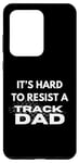 Coque pour Galaxy S20 Ultra Track Dad Drapeau à carreaux pour les pères Racing Flat Track
