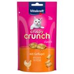 Vitakraft Crispy Crunch med fjørfe - Økonomipakke 4 x 60 g