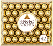 Ferrero Rocher Pralines, Chocolate Gift, Valentines Day Gifts Box of 42 (525G)