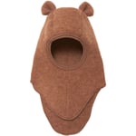 HUTTEliHUT TEDDY E-hut wool fleece bear ears – caramel - 6-12m