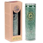 Aromatic Candle Stearin 4Th Chakra 100 Hours -- 21X6.5 Cm