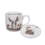 Wrendale Mugg & Coaster Set - Winter Friends 0.31L