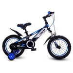 M-YN Boys Girls Kids Bike for 2-9 Years Old 12 14 16 18 20 Inch Kids Bicycle with Training Wheels or Kickstand Child's Bike (Color : Blue, Size : 16inch)