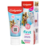 Colgate KidsStrawberry Flavour Baby Tootpaste 0-2 Yrs 50ml - (Pack of 4).