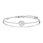 Swarovski armbånd Ginger Bangle, White, Rhodium plating - 5389044