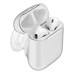 PopSockets AirPods (1st och 2nd Gen.) Holder White avtagbart grepp med Case & Popchain