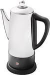 Electric Coffee Percolator / 1.8L Stainless Steel Filter Coffee Machine