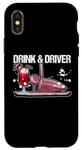 Coque pour iPhone X/XS Drink And Driver Balle De Golf Tee Vert Handicap Driver Golf
