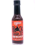 CaJohn's Black Garlic Ghost Hotsauce - Kjempesterk Saus med Svart Hvitløk og Ghost Pepper 148 ml (USA Import)