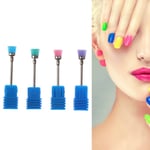 1×electric Nail Drill Bit Cleaning Colored Brush Pedicure M One Size