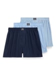 Polo Ralph Lauren Logo Cotton Boxers, Pack of 3, Blue/Multi