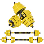 Dumbbell & Barbell  Adjustable Set Plate Bar Clamp Rod Home Gym Sport