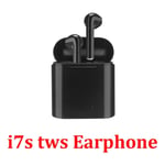 Casque audio I9s i7s TWS sans fil Bluetooth écouteur stéréo écouteurs avec bo?te de charge pour iPhone 6 7 8 x - i7s tws -Black
