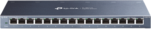 TP-Link - 16 Ports Netværks IGMP Switch - 10/100/1000 Mbps.