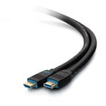 C2G Performance Series Câble HDMI Haute Vitesse de 6,1 m – 4K 60 Hz dans Le Mur, certifié CMG (FT4) – Parfait pour Les Jeux Haute résolution Xbox et PS5, Blu-Ray, DVD, Smart TV, Barre de Son et