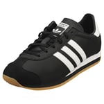 adidas Country Og Mens Black White Casual Trainers - 5.5 UK