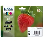 EPSON Multipack 29 - Strawberry - Svart, Cyan, Magenta, Gul (C13T29864022)
