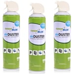 Green Blue GB600 Compressed Air Spray 3x 600ml Air Duster Cleaning Compressed Air Purifier Equipment Cleaner Ozone Friendly