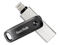 USB-minne SanDisk iXpand Go for iPhone and iPad 256GB minst Mac OS X 10.9 USB 3.0 & Lightning