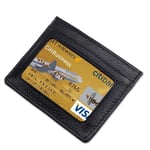Plånbok med RFID-skydd och plats för ID-kort/ kreditkort Svart