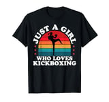 Just a Girl Who Loves Kickboxing Kickboxer Girls Women T-Shirt