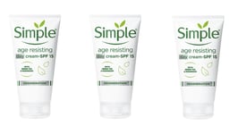 3-Pack Simple Regeneration Age-Resisting Day Cream SPF15, 50ml Each