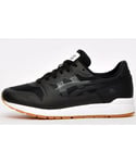 Asics Tiger Gel-Lyte Nyla Sheen Black Synthetic Mens Lace Up Trainers 1191A079 - Size UK 3.5
