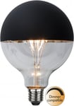 Star Trading LED-lampa E27 G125 Top Coated (Svart)