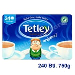 Tetley 240 Original Tea Bags British 750g Worldwide Delivery No.1 English Tea