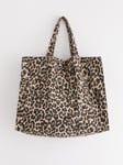 Lindex Shopper med leopardmönster