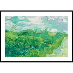 Gallerix Poster Green Wheat Fields Auvers By Vincent van Gogh 21x30 4810-21x30