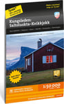 Calazo förlag Kungsleden: Saltoluokta - Kvikkjokk 1:50.000 (70x100) Multi, OneSize