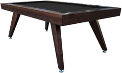 Biljardbord Europool Modern Walnut med Matbordsskiva 7 fot