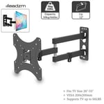 TV Wall Bracket Mount Tilt & Swivel for 26 32 37 40 42 43 50 55 Inch Monitor LCD