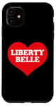 Coque pour iPhone 11 J'aime Liberty Belle, j'aime Liberty Belle Custom
