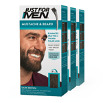Just For Men Skäggfärg (Dark brown-black) 3 st.