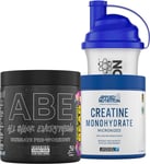 Applied Nutrition Bundle ABE Pre Workout 375G + Creatine 250G + 700Ml Protein Sh